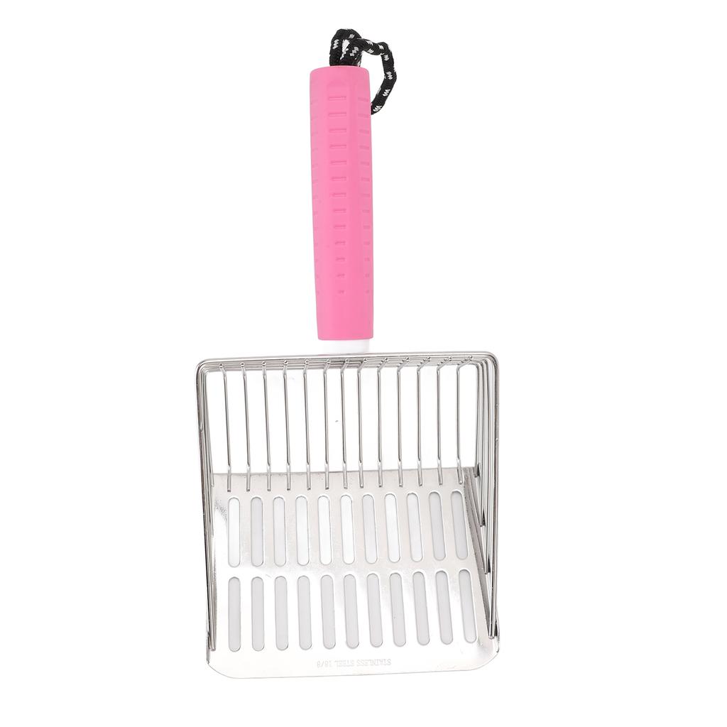 Cat Litter Scoop Detachable Handle Cat Litter Shovel Easy To Clean Stainless Steel Poop Scooper for Litter Box