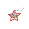 Wooden Santa Snowman Pendants LED Light Christmas Decorations Christmas Tree Ornaments  for Home