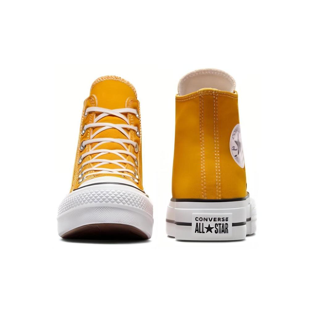 Converse All Star Lift Comfortable Daily High Top Canvas Shoes Women Sneakers Yellow A06506C