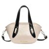 Premium hand bag summer shoulder messenger bag silver powder contrasting color bag women's shoulder messenger tote bag