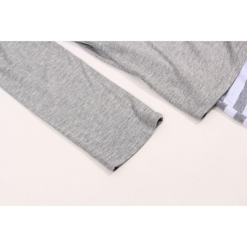 Женская блузка с круглым вырезом в полоску, эластичная, свободная, в стиле пэчворк, на весну и осень