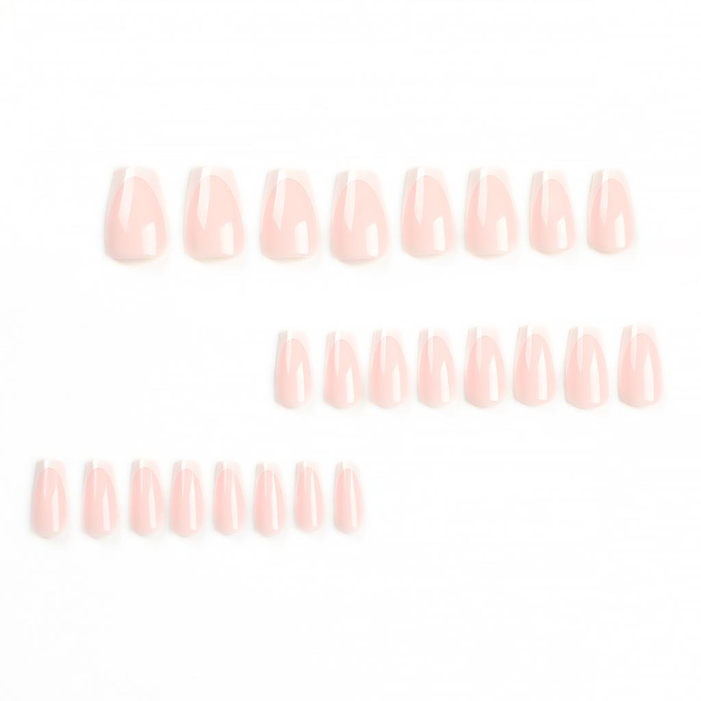 24 Pieces Medium and Long Square Nail Piece Nail Art Wear Nail Piece Nail Art Piece Nail Sticker Nail Piece Nail Piece