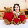 Teddy Heart Loving Bear Plush Toy Animal Stuffed Doll Kids Gift Decorations