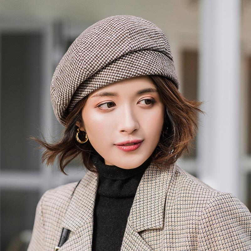 Шляпа Belle Женская корейская шляпа Дикий японский берет ретро восьмиугольная шляпа Женская шляпа британского художника