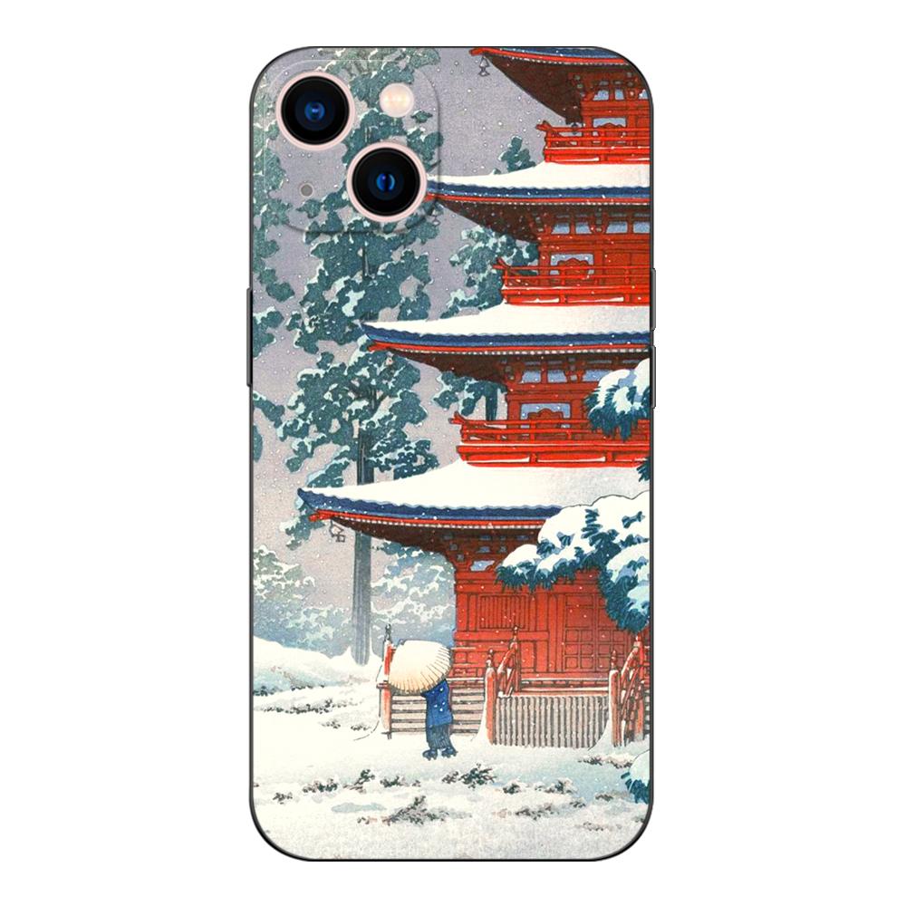 Черный чехол из ТПУ для OPPO A32 A33 A53 A53S A54 A55 A73 A74 A76 A77 A91 A94 A95 A93S A92S 4G 5G ретро Токио, японский арт