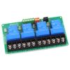 PLC 4‑Channel Relay Expansion Board 4CH 30A Relay DC5V 12V 24V High‑Low Level Signal Trigger Control Module