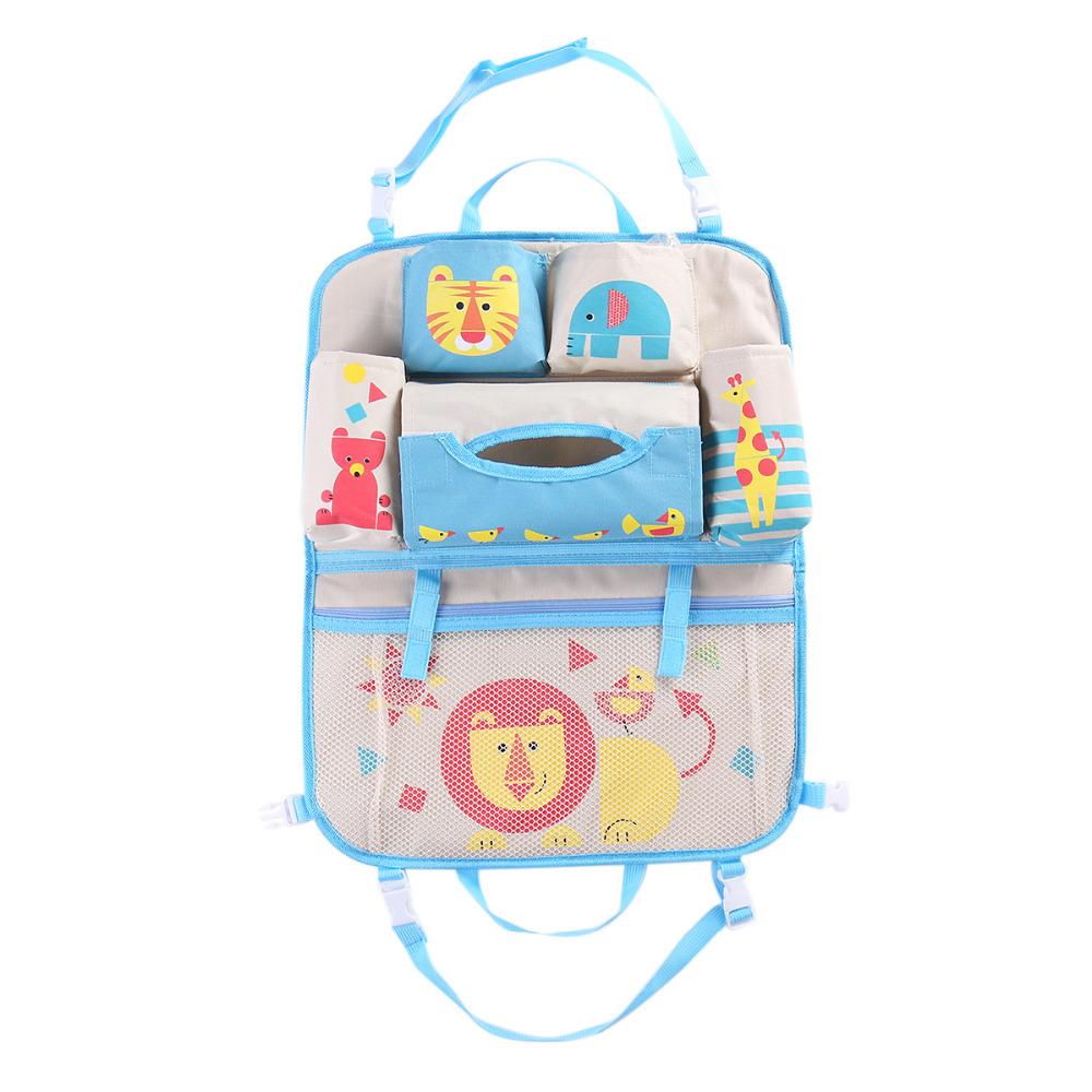 Cartoon Car Seat Back Storage Hang Bag Organizer Car Styling Baby Product Varia Stowing Tidying Automobile Interior
