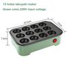 600W High Power Electric Octopus Ball Maker Household Takoyaki Baking Pan Professional Kitchen Frying Pan Machine