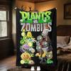 Plants Vs Zombies Plush Blanket Soft Comfortable All Seasons Suitable Sofa Office Nap Travel Festive Gift
