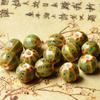 Керамические украшения Jingdezhen DIY Аксессуары 12 мм Цветочные глазурованные бусины-арбузы для изготовления ожерелий и плетеных женских браслетов Материалы