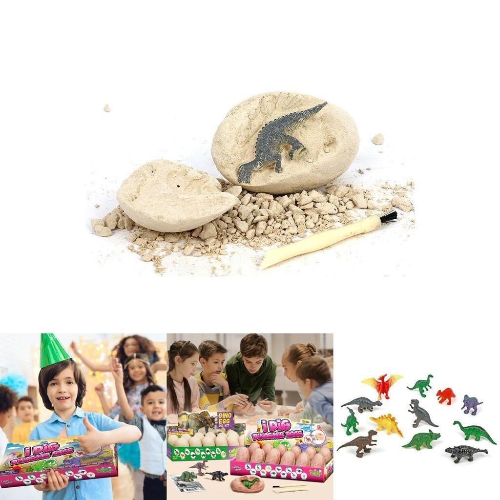 Engaging Dino Egg Dig Up Mining Kit For Educational Stem Projects For Kids Ages 5-8