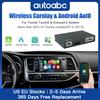 Беспроводной Carplay Android Auto Для Toyota Yaris RAV4 Corolla Aygo Tacoma Camry C-HR Tundra Highlander 4Runner мультимедиа