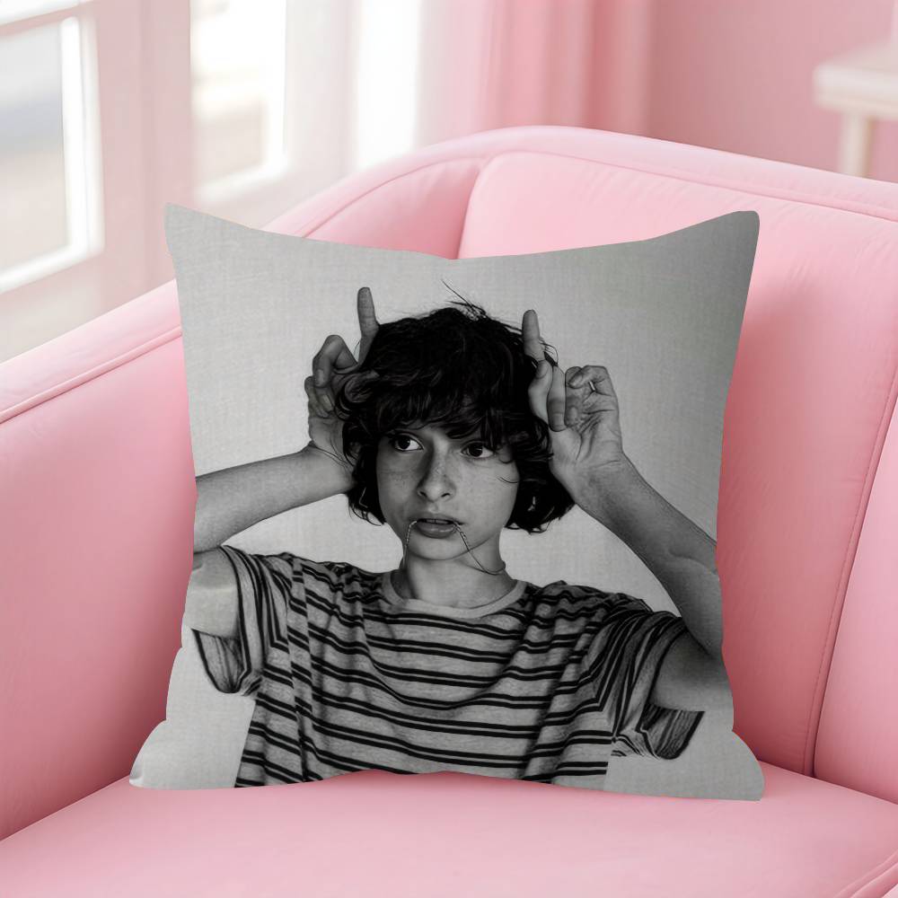 Актер FFinn COOL Wolfhard Чехол для подушки Чехол для автомобильной декоративной подушки Для дивана Автомобиль Рождественский подарок