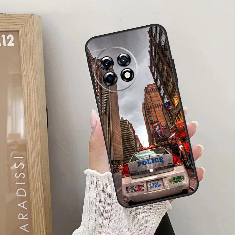 Чехол Police Car для OnePlus Nord 5 CE 2 3 4 Lite N20 N30 OnePlus 15 R 13R 12R 10R 13T 10T 11 12 13 Чехол
