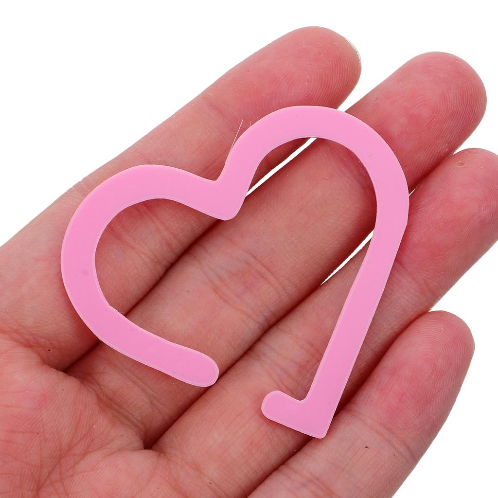 20Pcs Acrylic Heart Wine Glass Tags Hollow Drink Markers Reusable Cup Identifiers Party Wedding Bachelorette Birthday Gathering