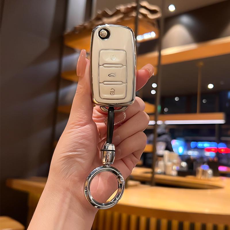 Чехол для ключей Volkswagen для Sagitar 2023, Lavida, Bora, Polo, Tayron X, Tiguan L