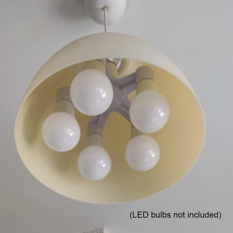 Screw E27 LED Base Light E27 to E27 Splitter Adapter Lamp Holder E27 Socket Blub Holder Converter 3 in 1 / 4 in 1 / 5 in 1