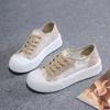 Women Lace Casual Shoes Woman Breathable Mesh Sneakers Flats Platform Floral Loafers Comfort Shallow Walking Shoes