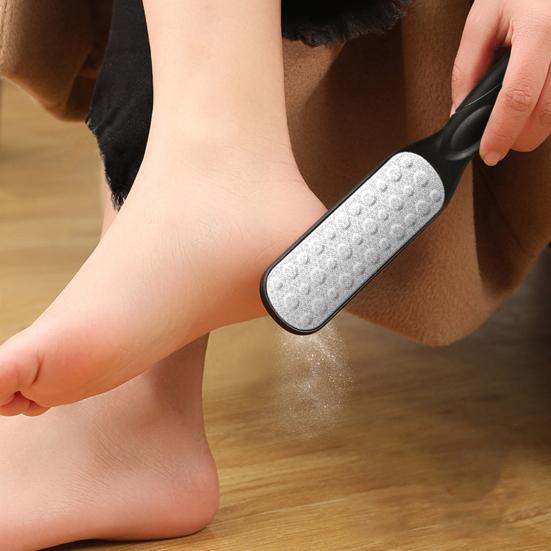 Мозоли Пятки Шлифовальная машина для ног Двойной эффект Нержавеющая сталь Дизайн Мозоли Бритва Тонкий каблук