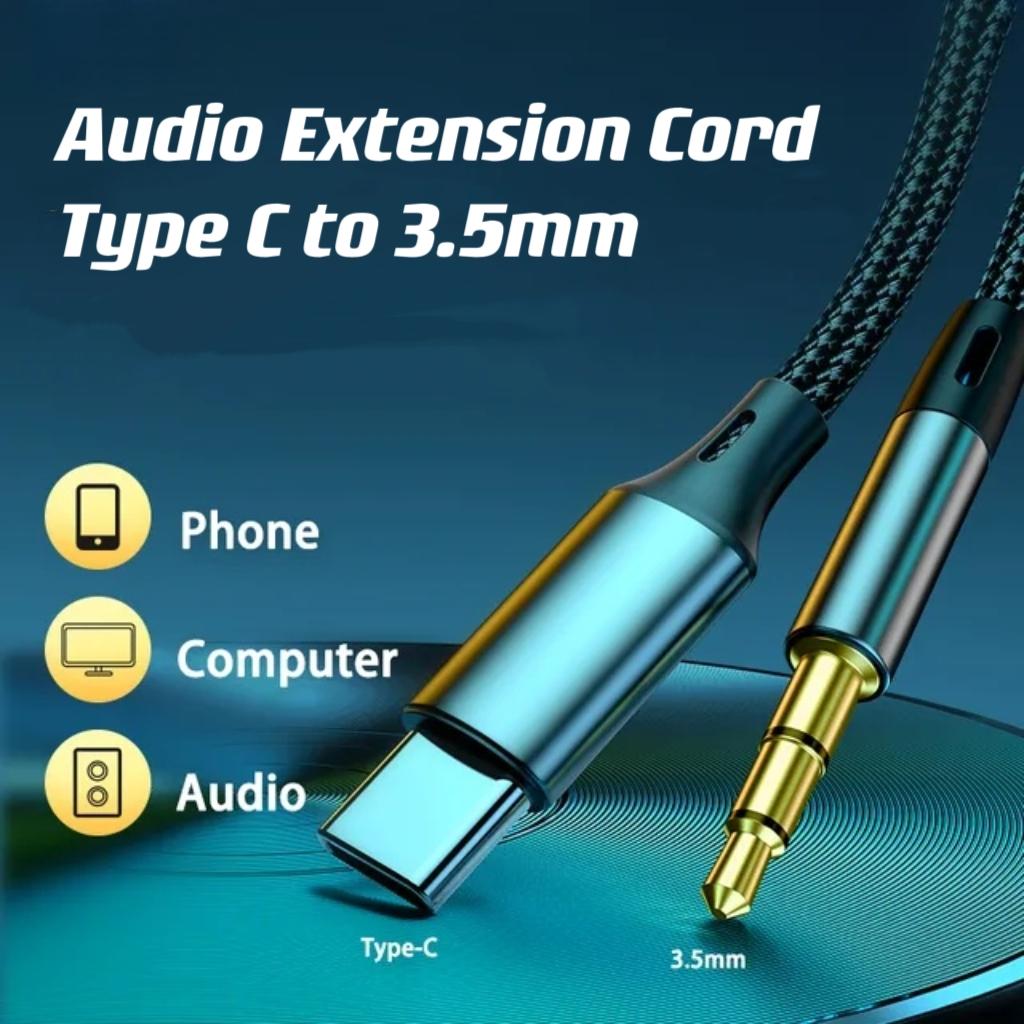 GIMIRO USB C-3,5 мм аудиокабель Aux Jack [1,5 м] Aux-USB C аудиокабель для автомобиля Setero, наушников, телефона