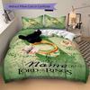 Custom Textile Dark Lord Mask Bedding 3 Piece Set HD Print Duvet Cover Pillowcases for Teens Adult Bedroom Decoration