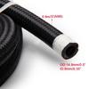 CPE Nylon Braided Hose Line Stainless Steel Black Hose Oil Tubing Oil Hose Fuel Pipe Oil Cooler
