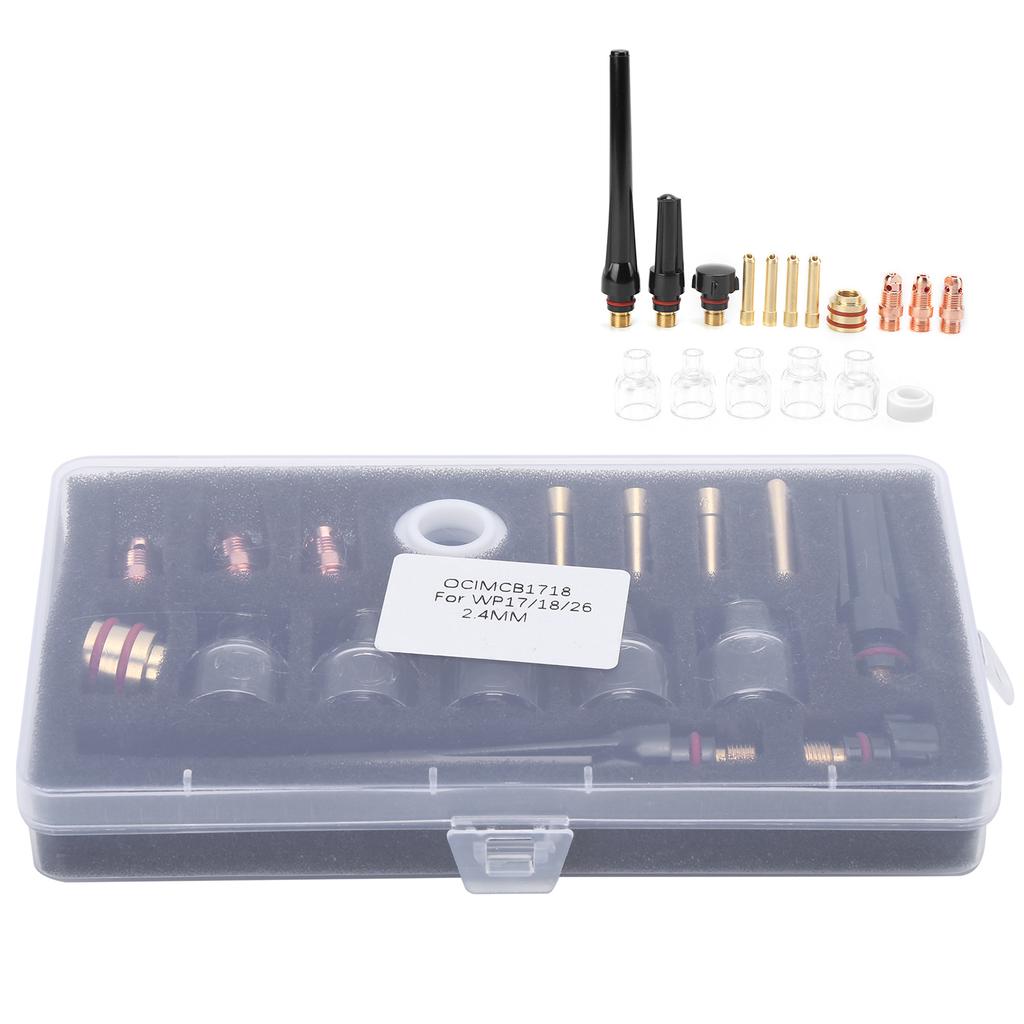 Комплект принадлежностей для сварочной горелки, стеклянная насадка, расходные материалы для сварочного аппарата WP171826