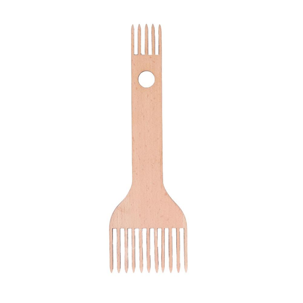 Ergonomic Design Weaving Loom Comb Double Ended Knitting Craft Comb For Knitting Crafts