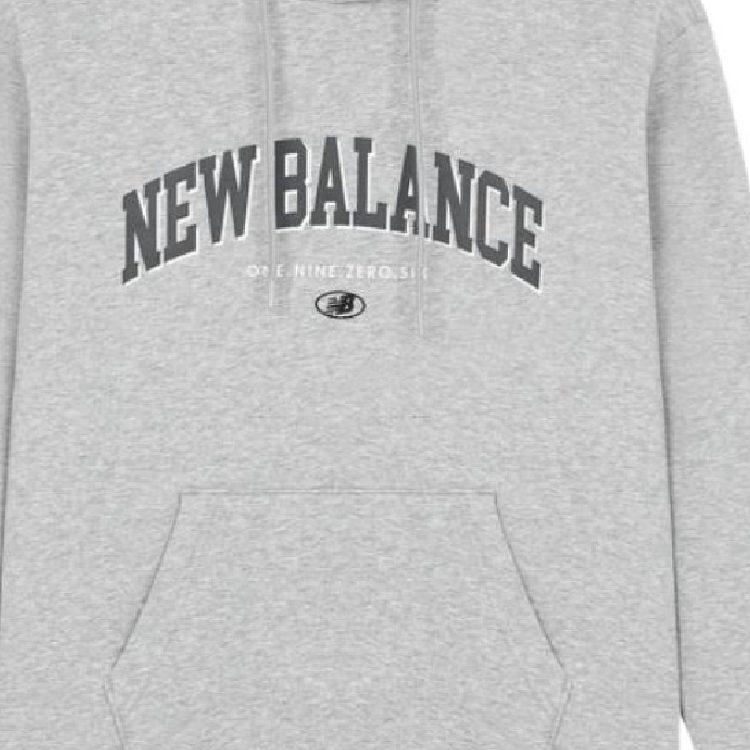 New Balance Толстовки Унисекс Серые С капюшоном Умеренный Обычный 5CC17141-GR