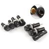 5/10pcs 5×20mm 6×30mm 250V AC Fuse Holders Thread / Cross Black Bakelite Insurance Tube Socket Panel Mount Fuse Socket Copper