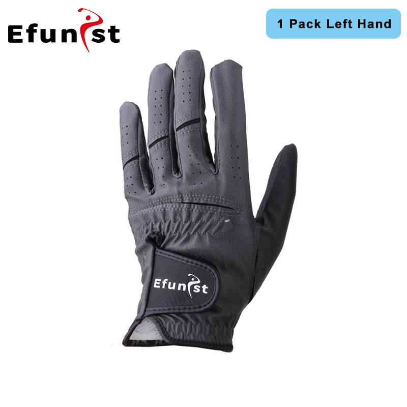 Golf Gloves Men's Glove Left/Right Hand 2 Color Soft White Dark Grey Swing Putting Training Particles Breathable Namib Gloves