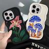 Мягкий чехол для телефона для iPhone 16 Pro Max 13 12 XR 11 14 8 15 Plus 17 Air Простой цветочный