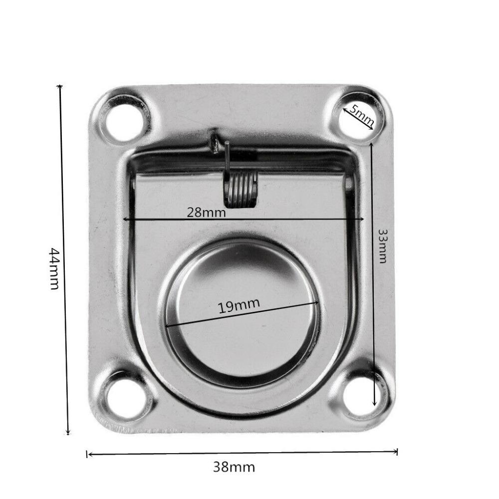 Нержавеющая сталь Лодка Утопленный люк Морская фурнитура Подъемное кольцо для морского шкафчика Тяга