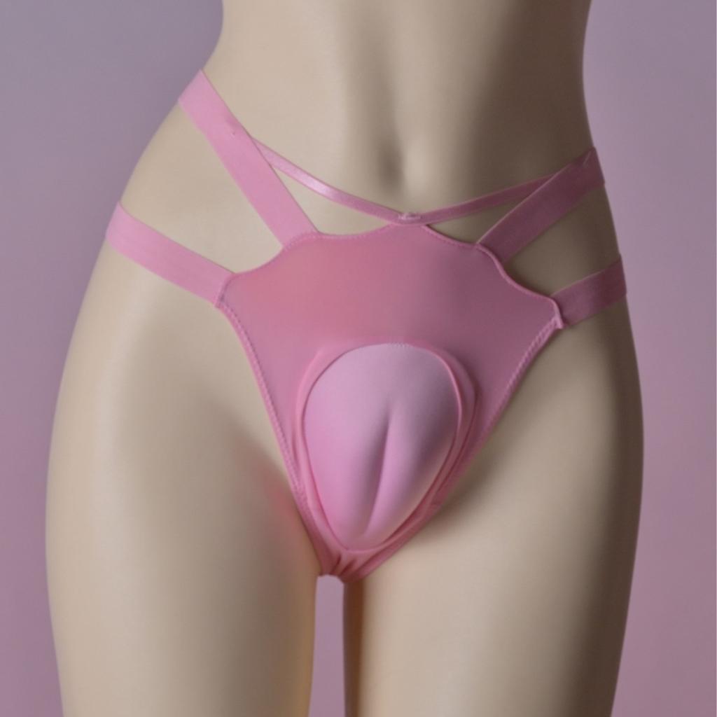 Мужское Скрывающее Гениталии Трусики Sissy Нижнее Белье Корректирующее Белье Кроссдрессинг Трансгендерное Нижнее Белье Геи Мужчины Форма Верблюжьей Лапки T-образная Спинка Стринги G-стринги
