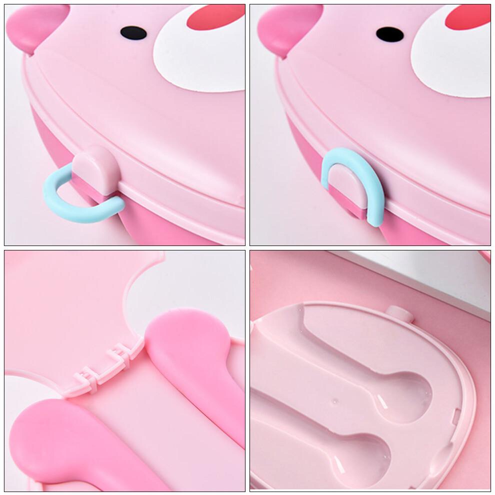 1 Set Lovely Baby Toddler Eating Plate Non Plates For Kids Babies