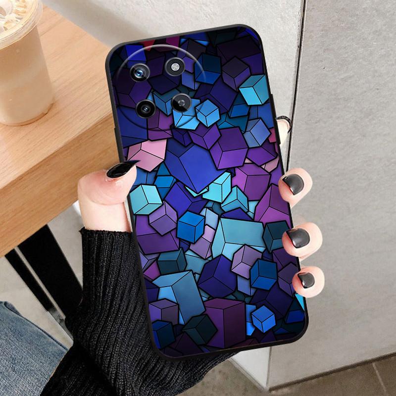 Чехол для Realme 11 4G Кошка Мода Силикон ТПУ Capa Fundas Для Realme 11 4G Расписной Милый Realme11 Мягкий Чехол Защитный Capa