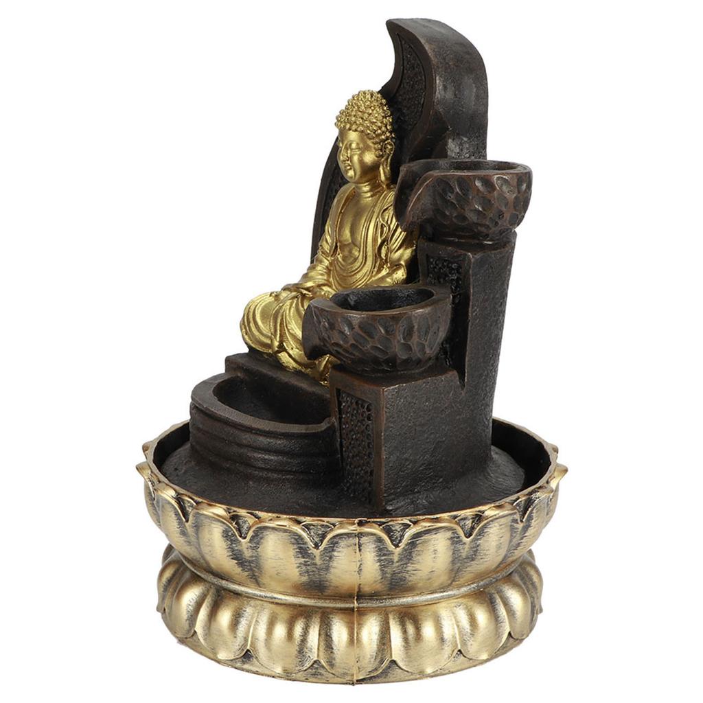 Настольный светодиодный фонтан с водяным насосом для украшения домашней чайной комнаты, тип 16109