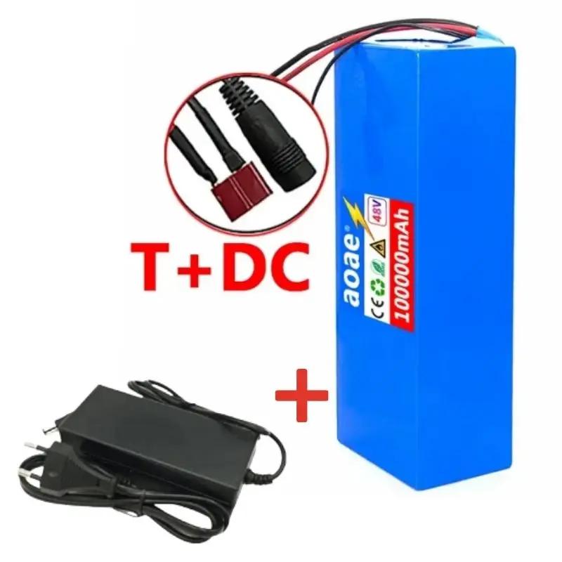 Оригинальный 48 В 13S5P 100 Ач литиевый аккумулятор для электромобиля 13S5P подходит для электроскутера, горного велосипеда 250-1000 Вт