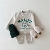 Korean Baby Clothing Sets Cotton Kids Boys Girls Clothes Spring Autumn Loose Tracksuit Pullovers Pants Two Pieces Set Casual Outfits