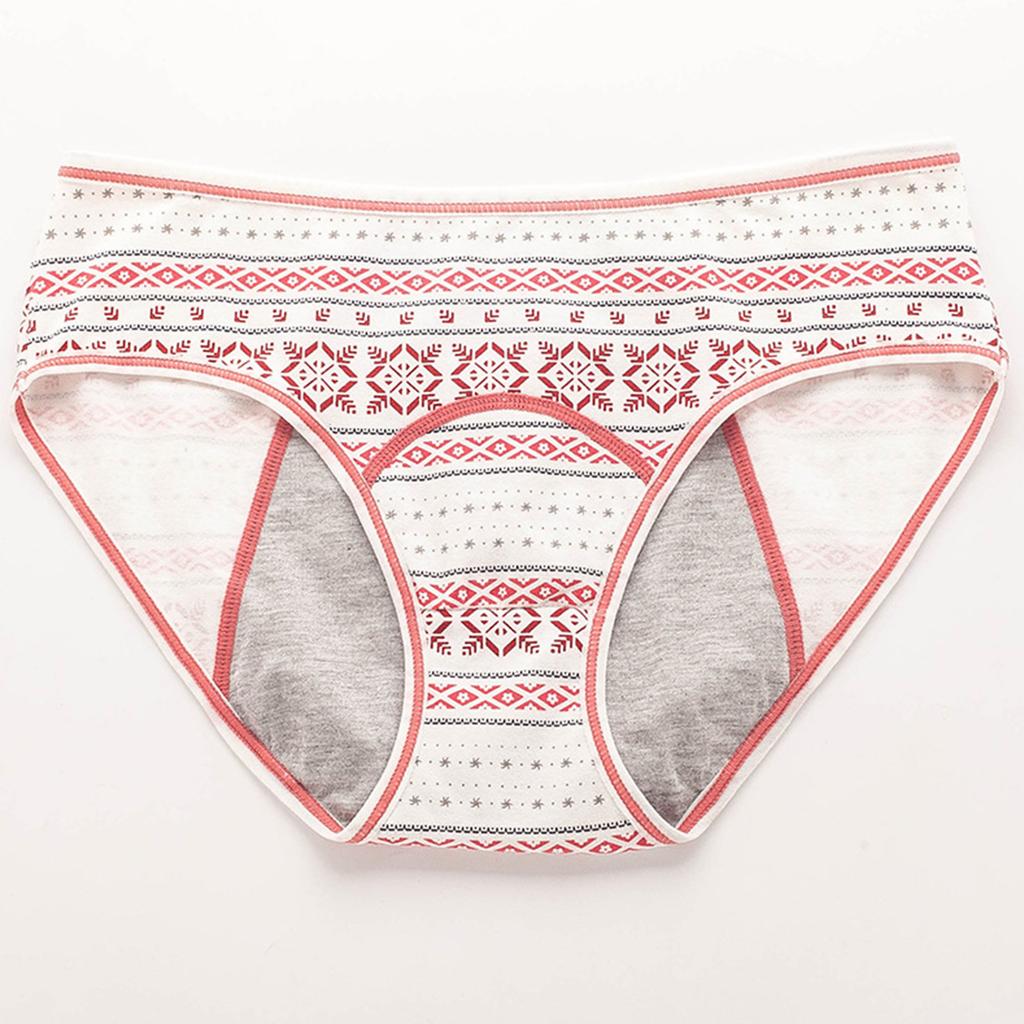 Teenagers Menstrual Panties Mid Waist Women's Panties Full Hip Panties