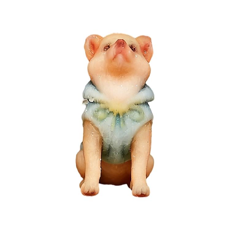 Ручная работа, модель маленького животного, технология 3D-печати, миниатюрная модель собаки, отлично подходит для коллекционеров и декораторов
