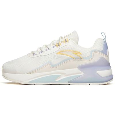 Легкие амортизирующие низкие спортивные повседневные туфли женские кроссовки белые серые 922218873-4