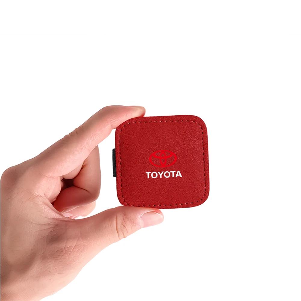 Автостопорная пряжка Кожаный зажим Магнитный дизайн Фиксатор ремня безопасности Ограничитель для Toyota TRD Corolla Chr Avensis Yaris Camry Racing