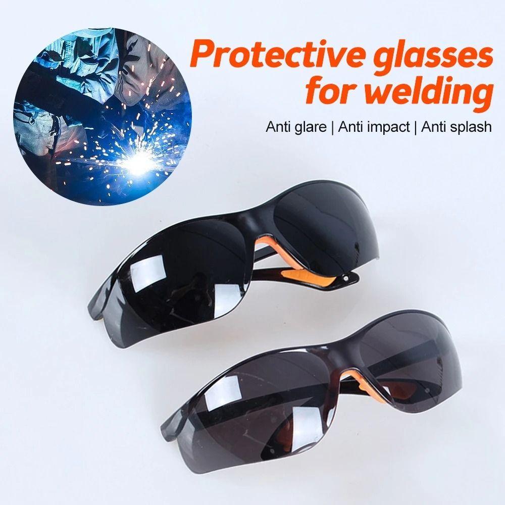 Anti-light Welding Protective Glasses Grey Black Safety Protective Glasses  Women Men