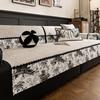 New Chinese Sofa Cushion Universal Non-Slip In All Seasons, High-End Splicing Sofa Seat Cushion, Modern Chinese Sofa Cover Cover Towel