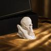 Прочный материал PLA Декор Статуя Сизифа, катящего камень, Фигурка борца, 3D-печатная вдохновляющая настольная статуэтка-украшение для книжной полки в офисе