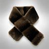 Double-Sided Faux Fur Hat Scarf Set Windproof Plush Hat Scarf Soft Bucket Hat Scarf  For Women
