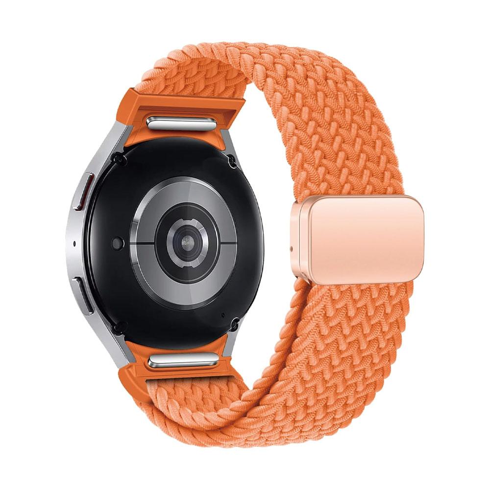 Магнитный плетеный ремешок для Samsung Galaxy Watch 7 6 4 classic/5 Pro/FE 44мм 40мм 45 46 47 мм браслет correa Galaxy watch 7 Ремешок