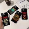 Чехол для телефона Band Cool-S-SlipknotS-S для iPhone 11 13 16 12 17 14 15 Pro Max Plus Мягкая прозрачная задняя крышка Coque