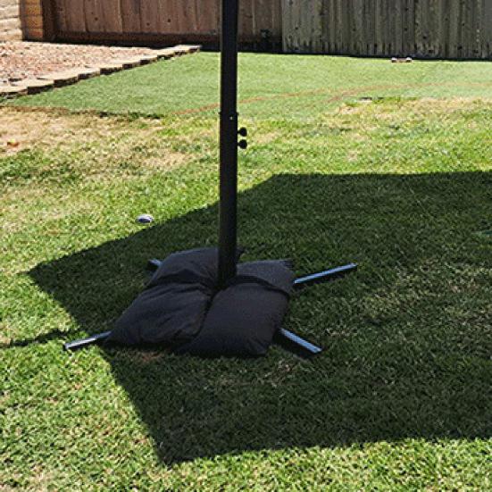 2 шт. базовые грузики для зонтов, уличные многоразовые мешки с песком, водостойкие, устойчивые к ультрафиолетовому излучению, ткань высокой плотности, мебель для патио, мешки с песком, гири